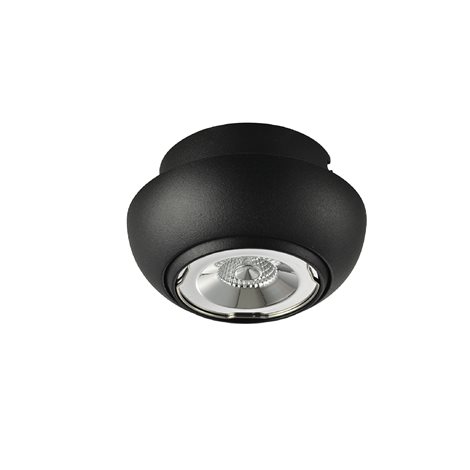 Nemo stropní zápustné svítidlo 1x GU10 50W bez zdroje 8,5cm kulaté IP20, černé