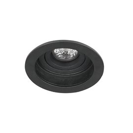 Ibiza podhledové svítidlo 1x GU10 35W  bez zdroje 10,5cm kulaté IP20, černé