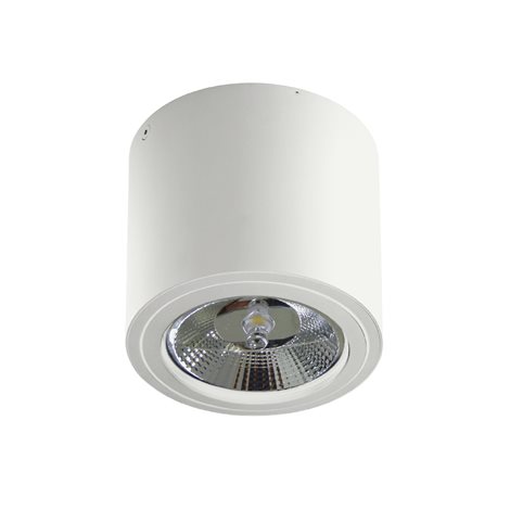 Alix 230V přisazené bodové svítidlo 1x GU10 50W bez zdroje 13,5cm kulaté IP20, bílé