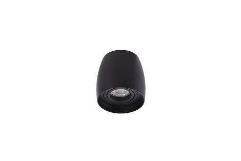 ROTONDO přisazené bodové svítidlo 1x GU10 50W bez zdroje 10cm kulaté IP20, černé 2