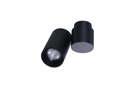 MAKALU 1 přisazené bodové svítidlo 1x GU10 50W bez zdroje IP20, černé 5