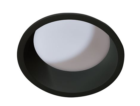 AIDA podhledové svítidlo LED 16W 1300lm 3000K 14,5cm kulaté IP20, černé 1