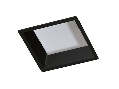 AIDA podhledové svítidlo LED 16W 1300lm 3000K 14,5cm hranaté IP20, černé 5