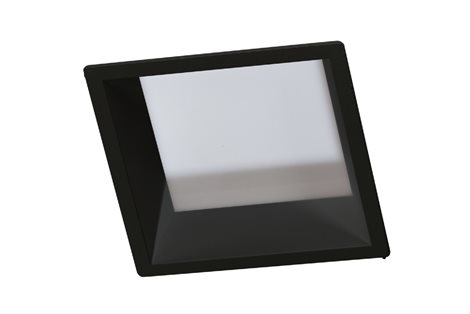 AIDA podhledové svítidlo LED 16W 1300lm 3000K 14,5cm hranaté IP20, černé 7