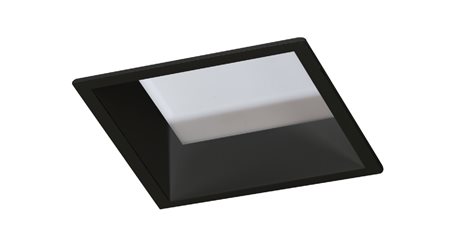 AIDA podhledové svítidlo LED 16W 1300lm 3000K 14,5cm hranaté IP20, černé 8