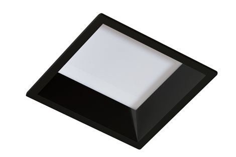 AIDA podhledové svítidlo LED 16W 1300lm 3000K 14,5cm hranaté IP20, černé 1