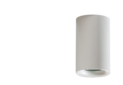 EIGER venkovní přisazené bodové svítidlo 1x GU10 50W bez zdroje 5,5cm kulaté IP54, bílé 3