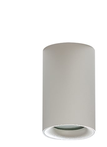 EIGER venkovní přisazené bodové svítidlo 1x GU10 50W bez zdroje 5,5cm kulaté IP54, bílé 6