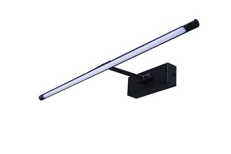 DAVINCI nástěnné svítidlo LED 8W 530lm 3000K 48cm IP20, matně černá 1