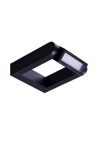 FRAME venkovní nástěnné svítidlo LED 8W 800lm 3000K 18cm IP65, černé 6