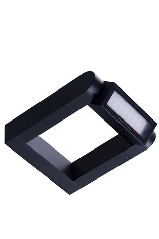 FRAME venkovní nástěnné svítidlo LED 8W 800lm 3000K 18cm IP65, černé 7