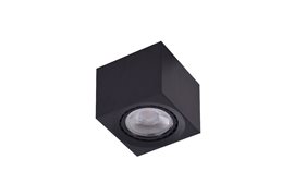 ECO ALEX bodové přisazené svítidlo 1x GU10 ES111 16W bez zdroje 12cm hranatéIP20, černé