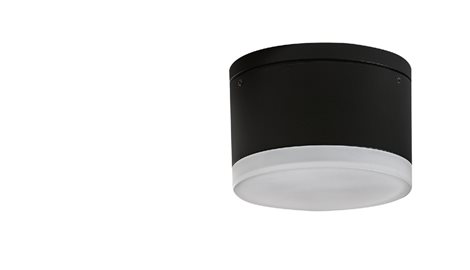 APULIA venkovní přisazené svítidlo LED 10W 800lm 3000K 10,8cm kulaté IP54, černé 5