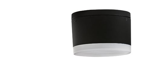 APULIA venkovní přisazené svítidlo LED 10W 800lm 3000K 10,8cm kulaté IP54, černé 6
