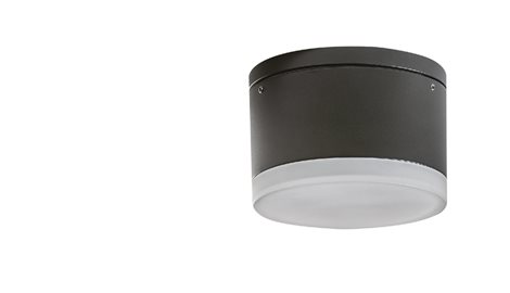 APULIA venkovní přisazené svítidlo LED 10W 800lm 3000K 10,8cm kulaté IP54, tmavě šedé 1