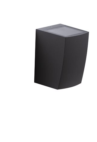 REZIA venkovní nástěnné svítidlo 1x GU10 35W bez zdroje IP54, tmavě šedé 4