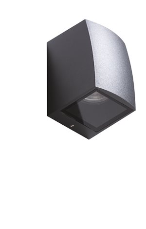 REZIA venkovní nástěnné svítidlo 1x GU10 35W bez zdroje IP54, tmavě šedé 5