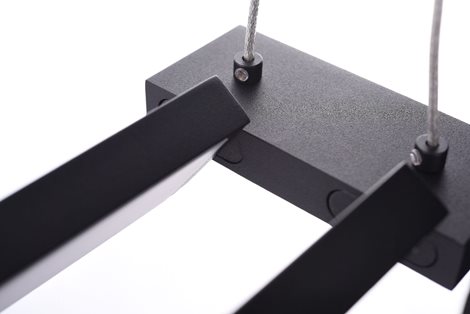FLASH závěsné svítidlo LED 54W 3510lm 3000K 133cm IP20, černé 5