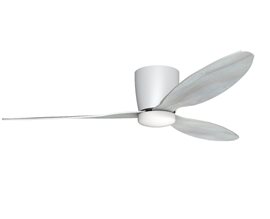 VENETI stropní svítidlo s ventilárem 18W 600lm 3000/4000/5500K CCT 106cm IP20, bílá/šedá + ovladač