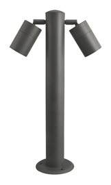 ROLF 2 venkovní sloupkové svítidlo 2x GU10 35W bez zdroje 50cm IP44, tmavě šedé