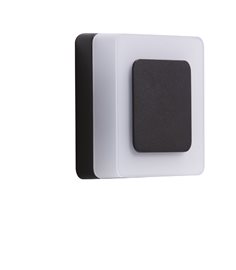 ENOK venkovní nástěnné svítidlo LED 9W 700lm 4000K 13,7cm hranaté IP65, černé