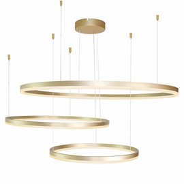 HALO stropní svítidlo LED 130W 11100lm 3000K stmívatelné kulaté IP20, zlaté