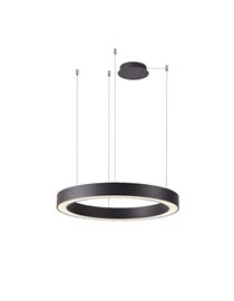 MARCO závěsné svítidlo LED 80W 4400lm 3000-6500K CCT stmívatelné 100cm kulaté IP20, černé