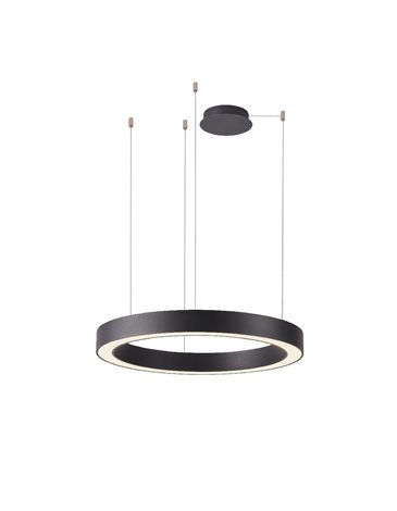 MARCO závěsné svítidlo LED 80W 4400lm 3000-6500K CCT stmívatelné 100cm kulaté IP20, černé 1