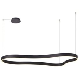MIRABELLA závěsné svítidlo LED 60W 3150lm 3000K 120cm IP20, černé
