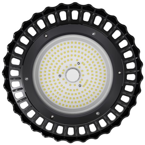 HB03-200W LED reflektor průmyslový 200W 27000lm 5000K SMD IP65 černý 3