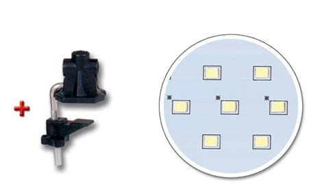 L50164-LED/STR LED stolní lampa 8W,630lm,4000K,stříbrná 3