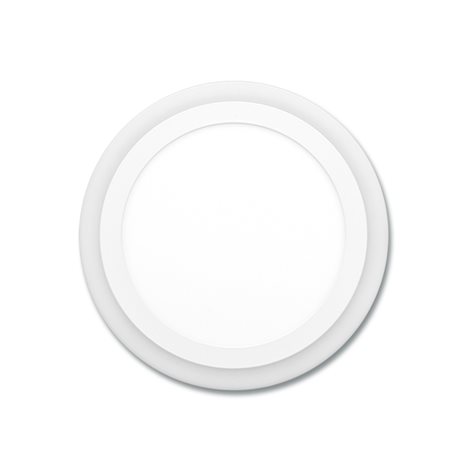 LED-DUO-R6W LED panel kruh 14,5cm dvoubarevný 6W+3W 400+40lm 4000K+2700K IP20 1