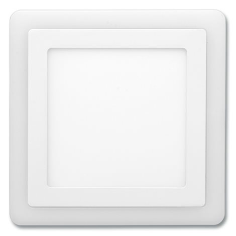 LED-DUO-S18W LED panel 25x25cm dvoubarevný 18W+6W 1530+160lm 4000+2700K IP20 1