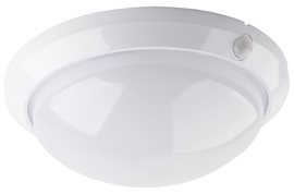 W121-BI Svítidlo stropní kruh 30cm max 60W E27 IP44 s čidlem 120st bílé