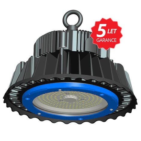 HB03-150W LED reflektor průmyslový 150W 20250lm 5000K SMD IP65 černý 1