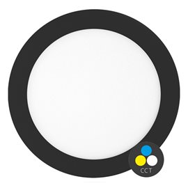 LED-WSL-CCT/25W/CR Vestavné svítidlo černé 25W 2260lm 3000/4000/6000K