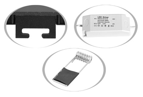 LED-WSQ-CCT/18W/CR SMD panel 22,5x22x5cm,18W,CCT,IP44,1550lm 3