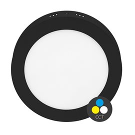 LED-CSL-CCT/18W/CR SMD kruh přisazený 22,5cm,18W,CCT,IP44,1550lm