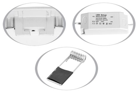 LED-WSL-25W/27/CHR LED panel kruh 30cm 25W 2240lm 2700K IP20 chrom 3