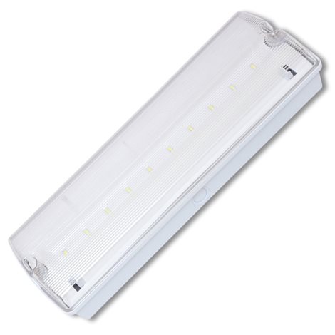 TL638L-LED LED svítidlo nouzové 3,3W 140lm 5000K 10xSMD5730 IP65 Ni-CD 1-3hod 1