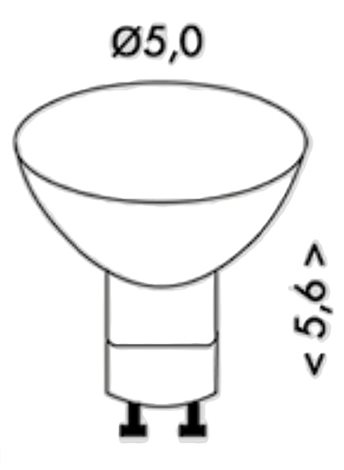 LED7,5W-GU10/4100 LED žárovka GU10 7,5W 750lm 4100K 18xSMD2835 2
