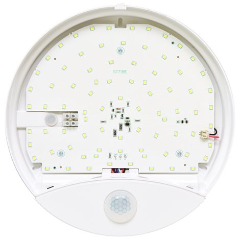 WHST71-LED LED svítidlo nástěnné stropní 15W 1300lm 4100K IP44 PIR senz. 3