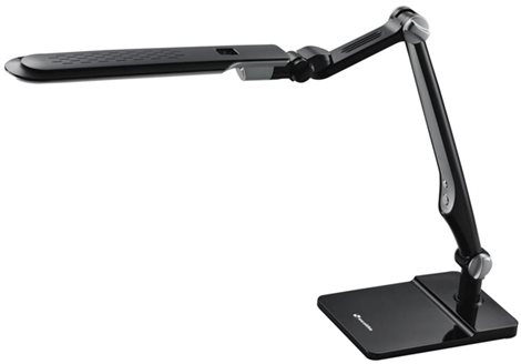 LBL1207-CR LED stolní lampa 10W 600lm 3000-6000K 32xSMD5730 IP20 černá vč.šroubu 1