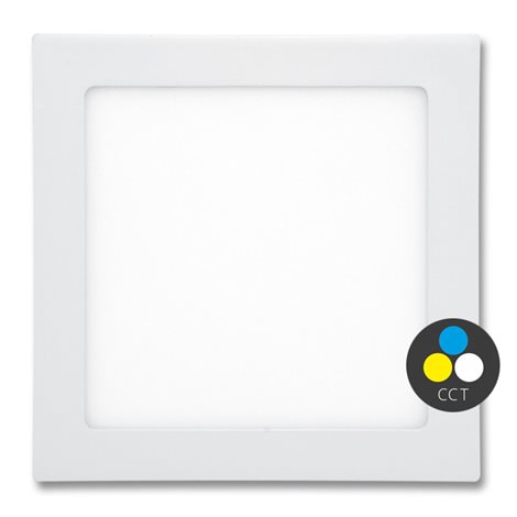 LED-WSQ-CCT/25W/BI SMD panel 30x30cm,25W,CCT,IP44,2260lm 1