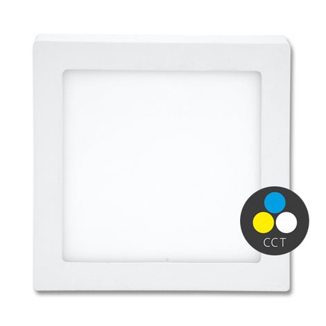 LED-CSQ-CCT/12W/BI SMD panel přisaz.17x17cm,12W,CCT,IP44 1