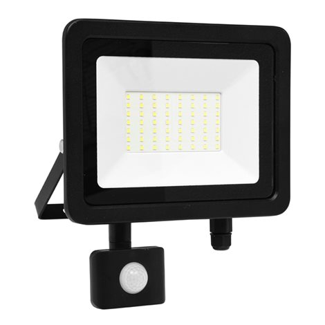 RLED48WL-50W/PIR LED reflektor 50W 4100lm 5000K SMD IP44 vč. PIR 1