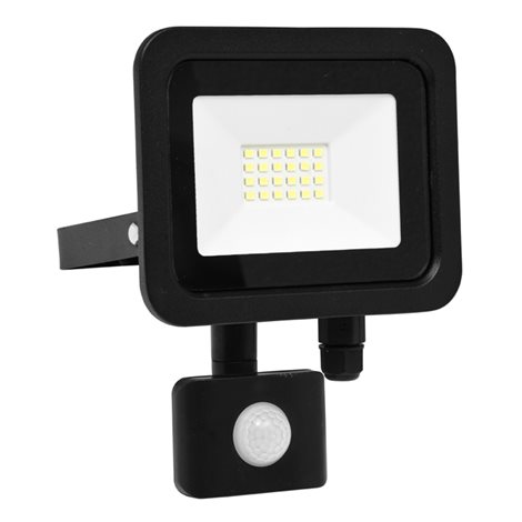 RLED48WL-20W/PIR LED reflektor 20W 1600lm 5000K SMD IP44 vč. PIR 1