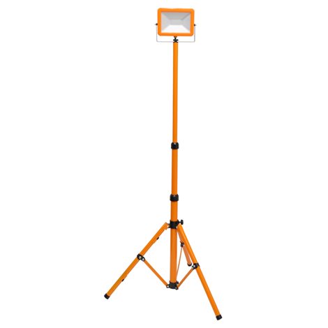 RMLED-30W/STJ/ORA LED reflektor přenosný 30W 2400lm 4000K IP65 vč. stativu oranžový 1