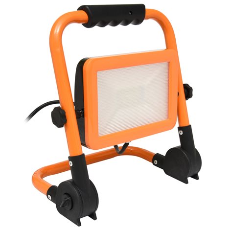 RMLED-100W/ORA LED reflektor přenosný 100W 8000lm 4000K IP65 vč. podstavce oranžový 1