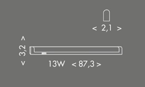 TL2001-CCT/13W Kuchyňské svít. LED 13W, 1560lm, CCT 3000/4000/6500K, bílá, 87cm 4